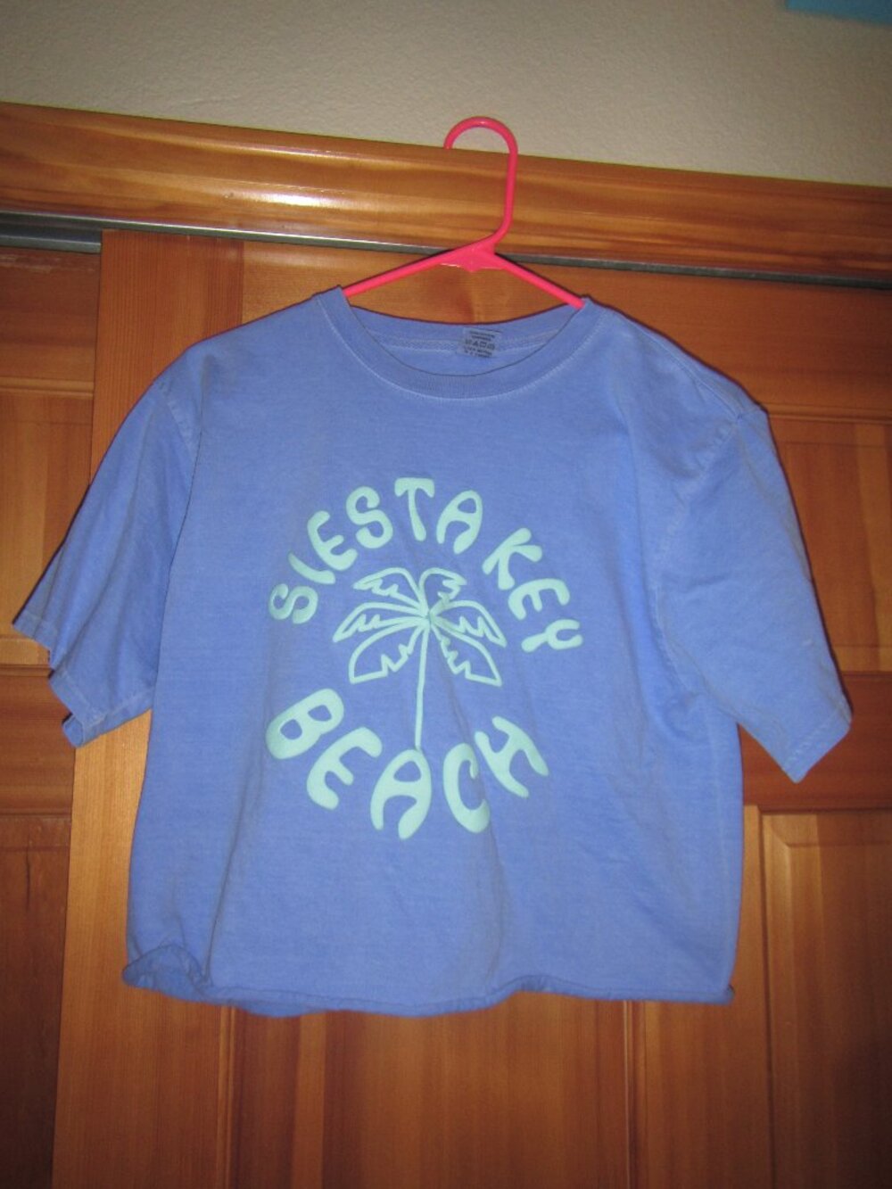 Blue 84 Siesta Key Beach Graphic Tee • Size S • Periwinkle Blue